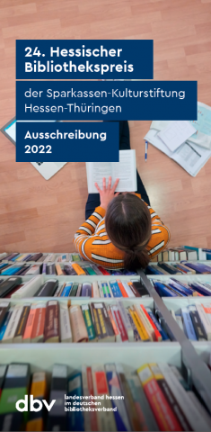Cover der Ausschreibung des Hessischen Bibliothekspreises